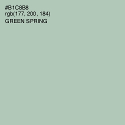 #B1C8B8 - Green Spring Color Image